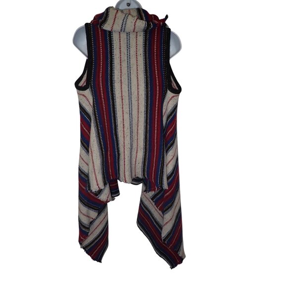 Sam Edelman Elsie Vest Revolve Women S Western Stripe weave Boho Hippie Retro‎ - Picture 4 of 5
